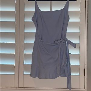 Princess Polly Blue wrap dress